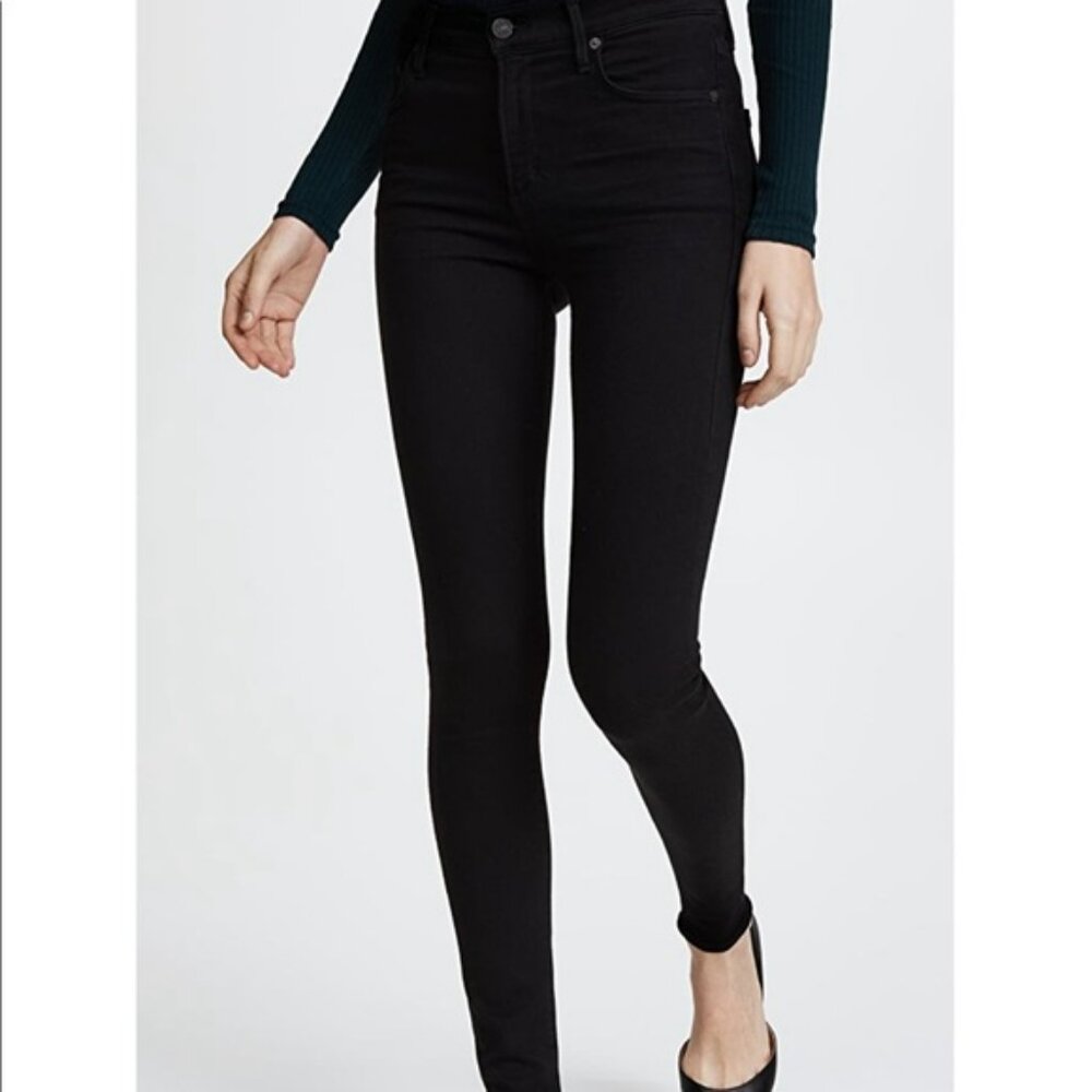 Citizens of Humanity Rocket Skinny Jean in Jet Black size 29 NWOT